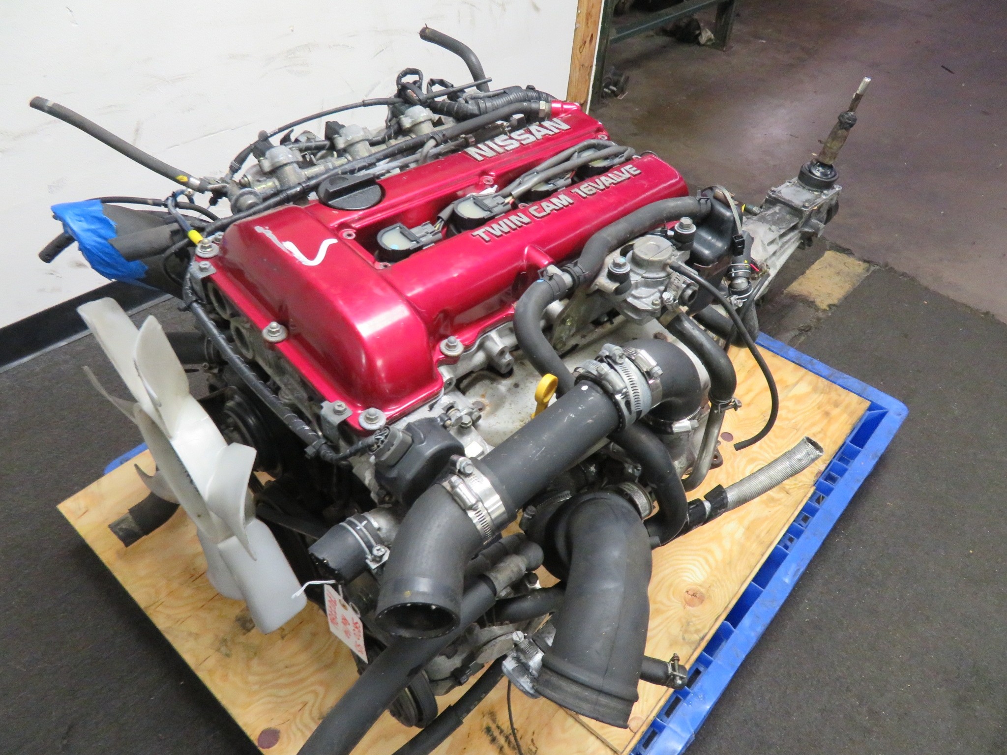 90-93 JDM NISSAN SILVIA SR20DET S13 REDTOP 2.0L TURBO ENGINE, 5 SPEED